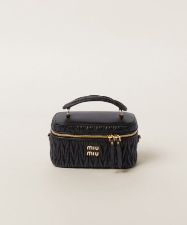 Matelassé nappa leather shoulder bag