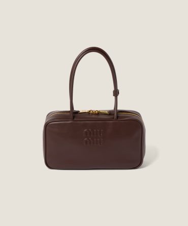 Beau leather top-handle bag