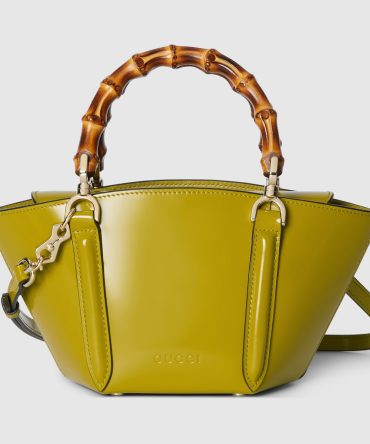 Mini Bamboo Top Handle Tote Bag