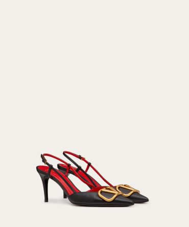 VLogo Signature Calfskin Slingback Pump 80mm / 3.15 in.
