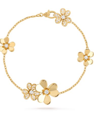 Frivole bracelet, 5 flowers