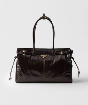 Prada Bonnie Large Leather Handbag