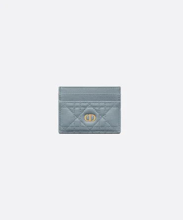 Dior Caro Freesia Card Holder