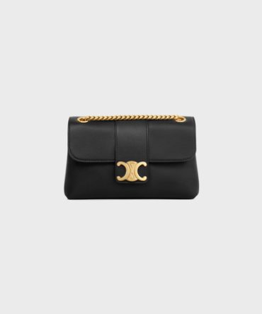 TEEN CELINE VICTOIRE BAG IN SUPPLE CALFSKIN BLACK