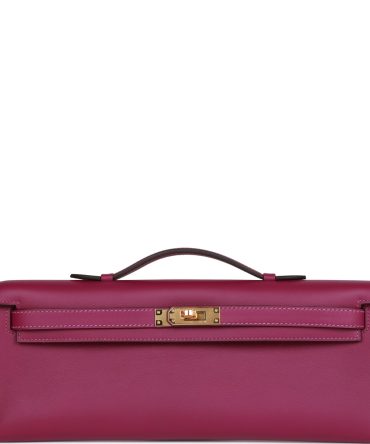 Hermes Kelly Cut Anemone Swift Gold Hardware