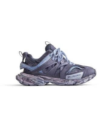 Mens Track Sneaker  in Faded Blue