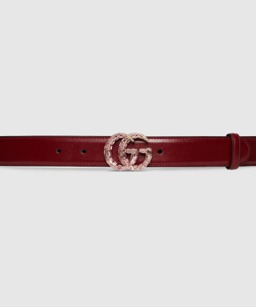GG Marmont thin belt with crystals