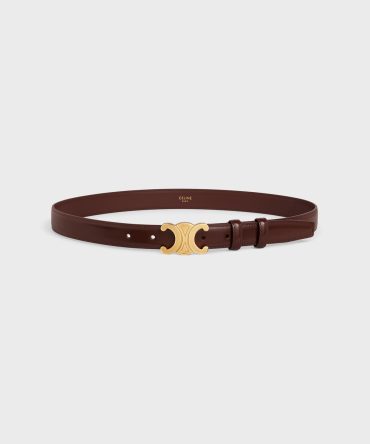 Medium Triomphe Belt in Taurillon Leather