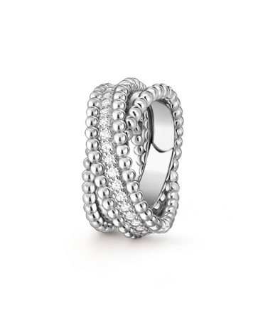 Perlee diamonds duo ring