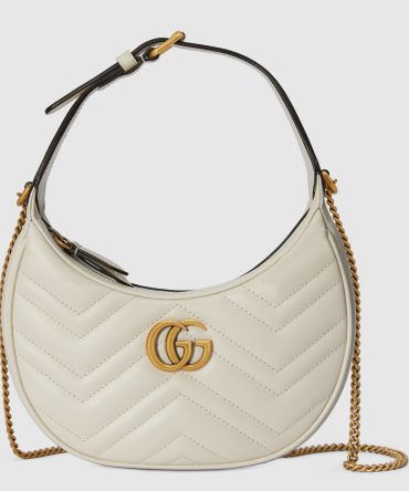 GG Marmont Half-Moon-Shaped Mini Bag