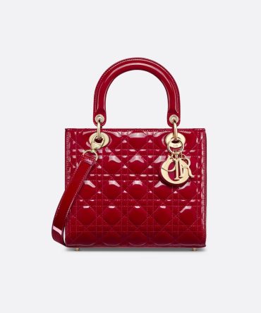 Dior Medium Lady Dior Bag HandBags- patent leather