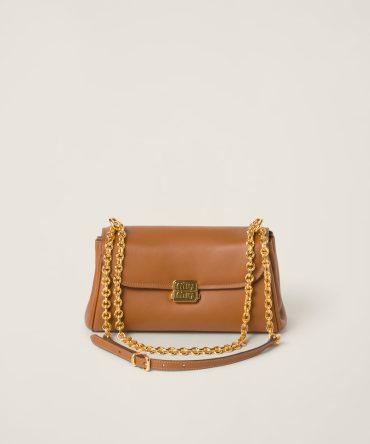 Leather shoulder bag