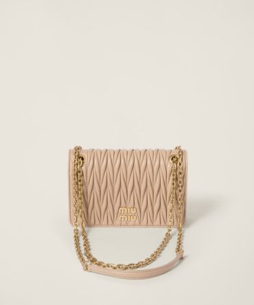 Matelassé nappa leather mini-bag