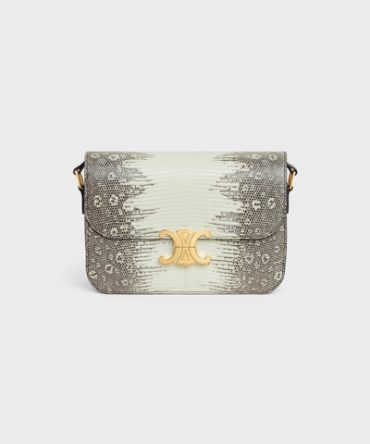 CLASSIQUE TRIOMPHE BAG IN LIZARD NATURAL