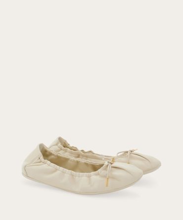 Elasticated ballet flat