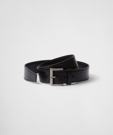 Leather belt