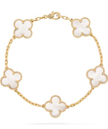 Vintage Alhambra bracelet, 5 motifs