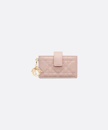Lady Dior Jasmine Card Holder