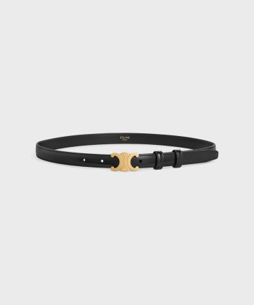 Small Triomphe Belt in Taurillon Leather