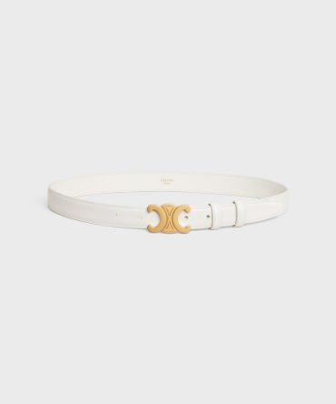Medium Triomphe Belt in Taurillon Leather