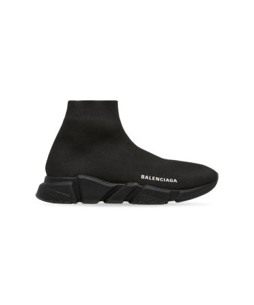 Mens Speed Recycled Knit Sneaker in Black