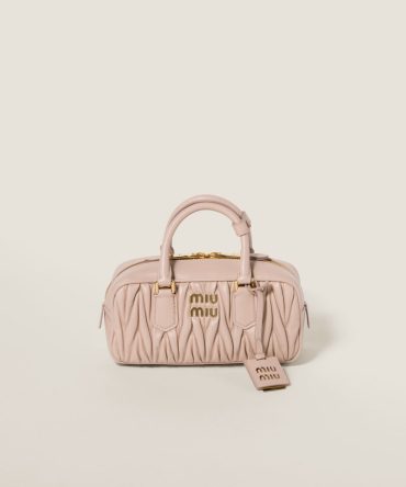Arcadie matelassé nappa leather bag