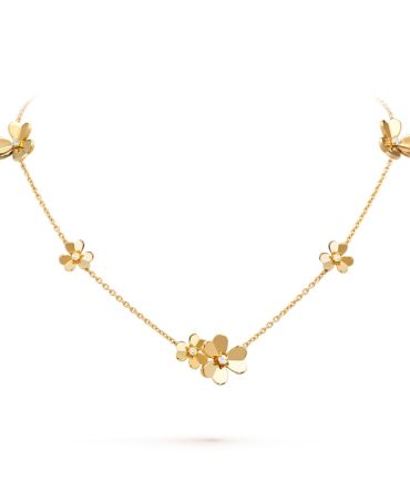 Frivole necklace, 9 flowers