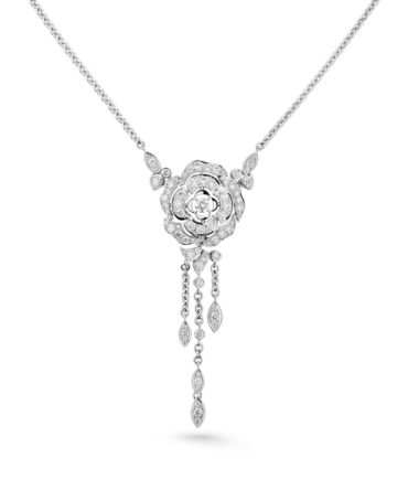 Bouton de Camélia transformable necklace