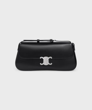 MEDIUM CELINE LOLA BAG IN SHINY CALFSKIN BLACK