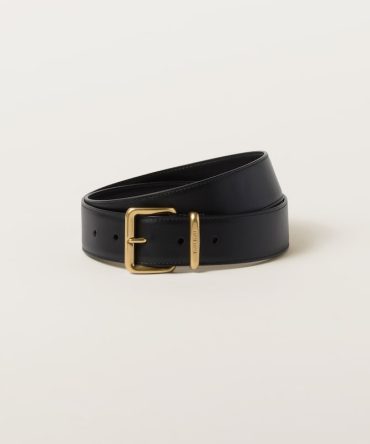 Leather belt
