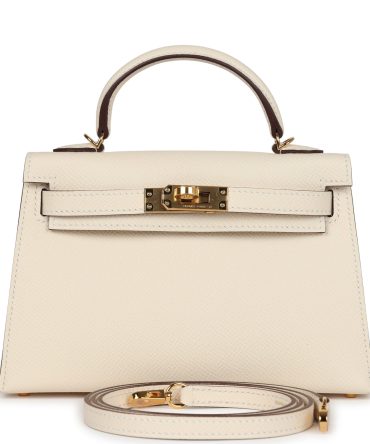 Hermes Kelly Sellier 20 Nata Epsom Gold Hardware