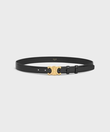 Medium Triomphe Belt in Taurillon Leather
