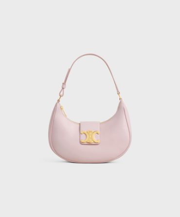 MEDIUM AVA TRIOMPHE BAG IN SMOOTH CALFSKIN PASTEL PINK