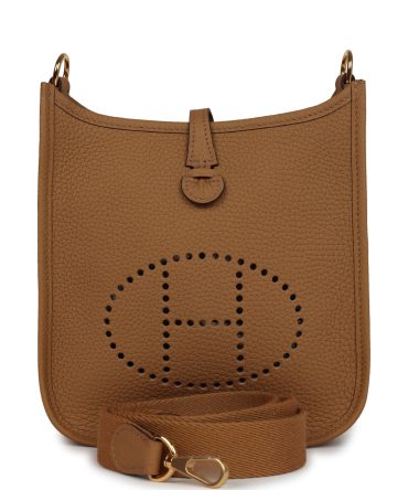 Hermes Evelyne TPM Biscuit Clemence Gold Hardware