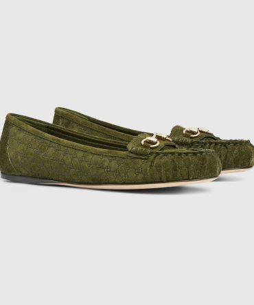 Womens ballet flat with Horsebit