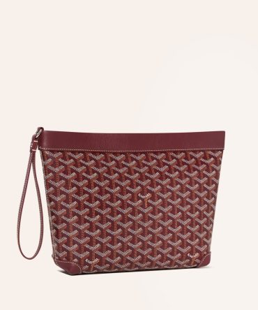 Goyard Conti Pouch Burgundy