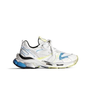 Mens Runner 2.0 Sneaker in White/yellow/blue