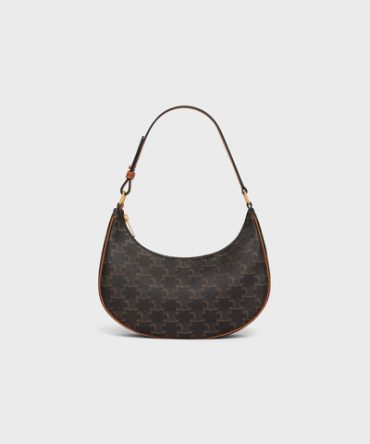 AVA BAG IN TRIOMPHE CANVAS AND CALFSKIN TAN