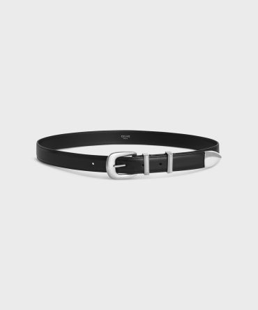 MEDIUM WESTERN BELT in Taurillon Leather