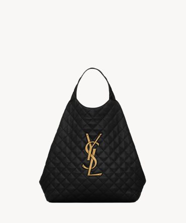 YSL Icare Maxi Shopping Bag In Quilted Lambskin