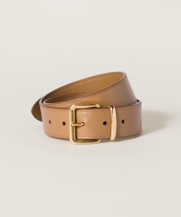 Leather belt