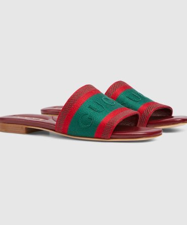 Womens slide sandal with Web