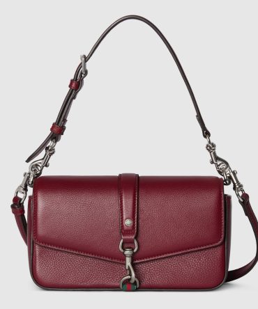 Small Crossbody Bag With Hook Closure