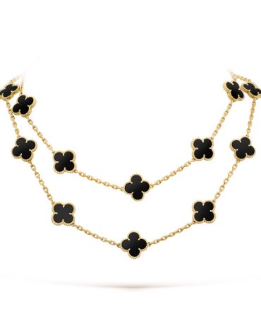 Vintage Alhambra long necklace, 20 motifs