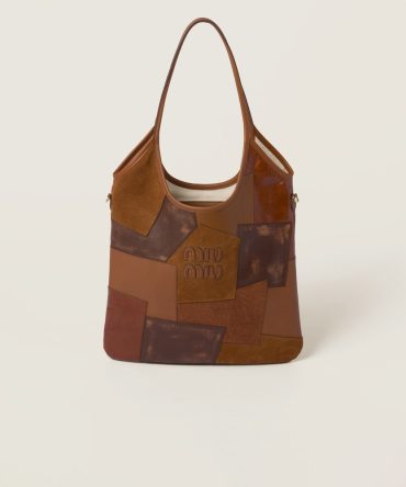 IVY leather patchwork bag