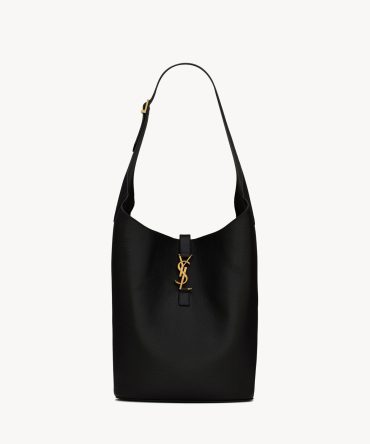 YSL LE 5 à 7 Hobo Grained Leather