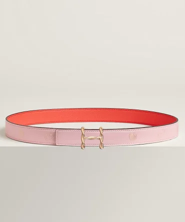H Torsade belt buckle & Herm??s sur Mer reversible leather strap 24 mm
