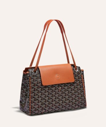 Goyard Rouette Souple Bag Black & Tan