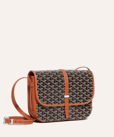 Goyard Belvedere MM Bag Black & Tan