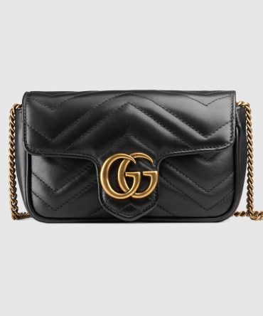 GG Marmont Leather Super Mini Bag